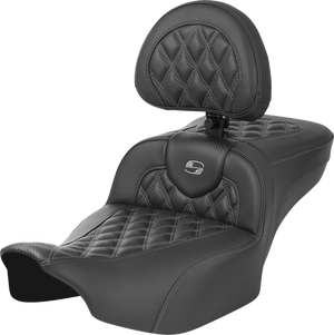 SEAT ROADSOFA LS CF EXT RCH W/BR GREY STITCH