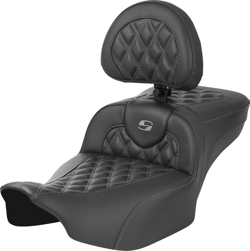 SEAT ROADSOFA LS CF EXT RCH W/BR GREY STITCH