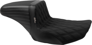 Kickflip Seat - Double Diamond Stitch w/ Gripp Tape - FLH/FLT '23-'25