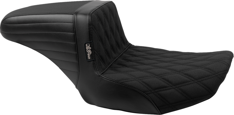 Kickflip Seat - Double Diamond Stitch w/ Gripp Tape - FLH/FLT '23-'25
