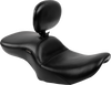 Maverick Seat - with Backrest - Smooth - Black - FLH/FLT '23-'25 - view 1