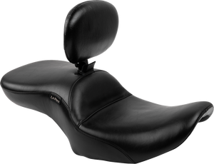 Maverick Seat - with Backrest - Smooth - Black - FLH/FLT '23-'25