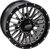 Wheel - Momentum - Front/Rear - Black/Milled - 14x7 - 4/137 - 5+2 (+30 mm) - view 3