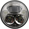 LED Headlight - 7" - Chrome - view 1