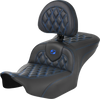 SEAT ROADSOFA LS CF W/BR BLUE STITCH - view 1