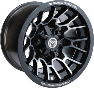 Wheel - 24X - Front - Black - 12x7 - 4/136 - 4+3