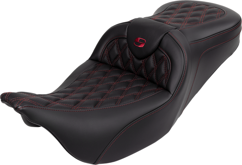 SEAT ROADSOFA LS W/BR BURGUNDY STITCH