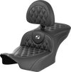 SEAT ROADSOFA LS CF W/BR WHITE STITCH - view 1