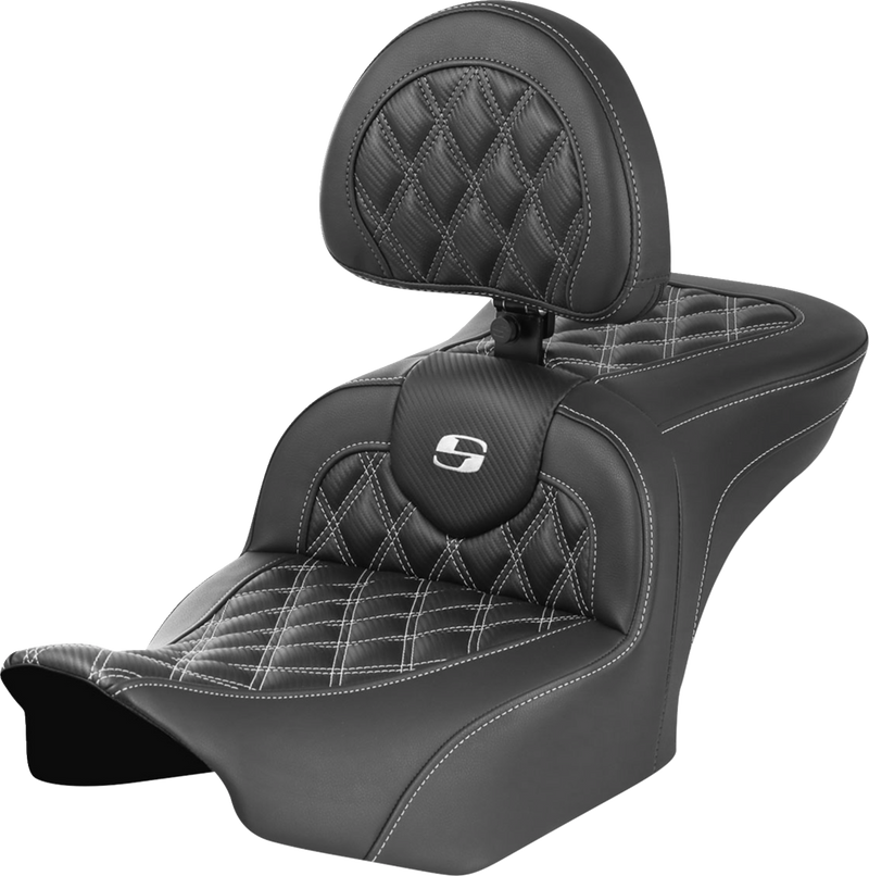 SEAT ROADSOFA LS CF W/BR WHITE STITCH