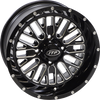 Wheel - Momentum - Front/Rear - Black/Milled - 14x7 - 4/110 - 4+3 (+10 mm) - view 2