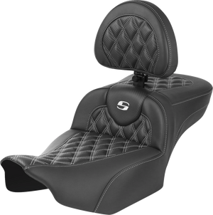 SEAT ROADSOFA LS CF EXT RCH W/BR WHITE STITCH