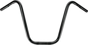 1" Narrow Bottom Ape Hanger Handlebar - 14" - Black