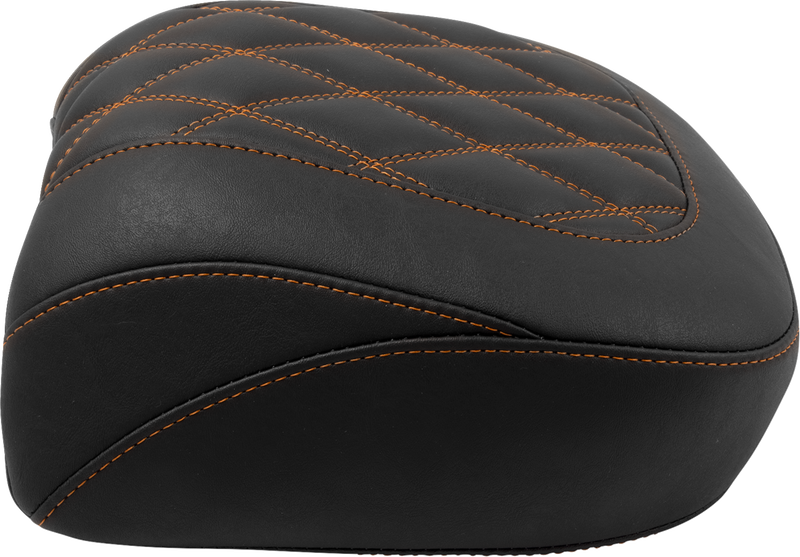 Wide Tripper™ Seat - Passenger - Mandarin Orange Stitching - FLT/FLH '23-'25