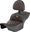 SEAT ROADSOFA LS EXT RCH W/BR ORANGE STITCH - view 2