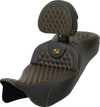 SEAT ROADSFOA HC W/BR GOLD STITCH - view 2