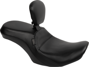 Outcast 2-Up Seat - With Backrest - Plain - FLH/FLT '23-'25