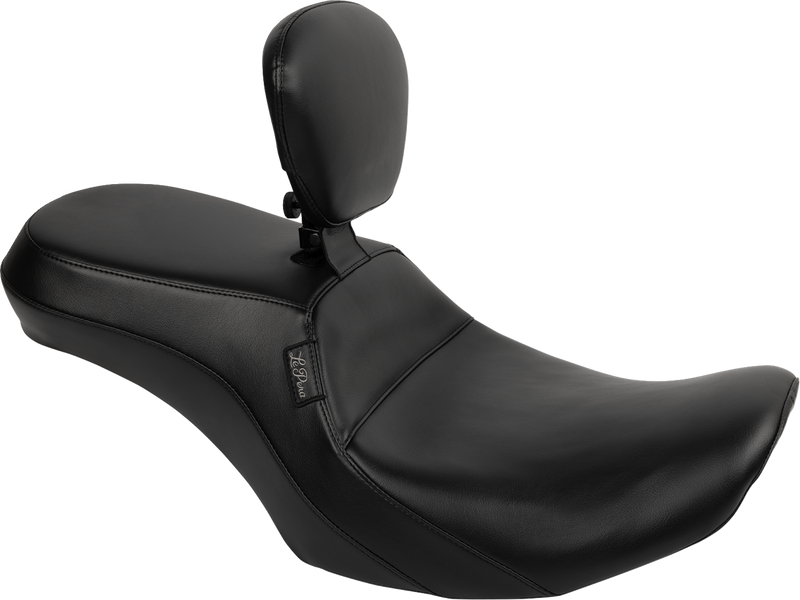 Outcast 2-Up Seat - With Backrest - Plain - FLH/FLT '23-'25