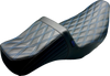 Tailwhip Daddy Long Legs Seat - Double Diamond w/ Blue Thread - FLH/FLT '08-'24 - view 2
