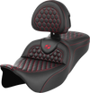 SEAT ROADSOFA HC W/BR RED STITCH - view 1