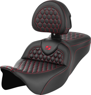 SEAT ROADSOFA HC W/BR RED STITCH