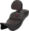 SEAT ROADSOFA HC W/BR RED STITCH - view 2