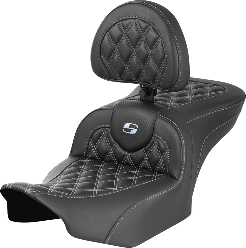 SEAT ROADSOFA LS CF W/BR SILVER STITCH