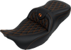SEAT ROADSOFA LS W/BR ORANGE STITCH - view 1