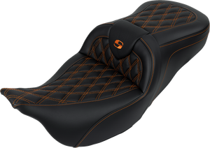 SEAT ROADSOFA LS W/BR ORANGE STITCH