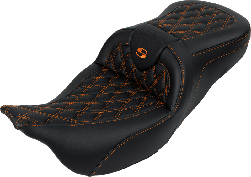 SEAT ROADSOFA LS W/BR ORANGE STITCH