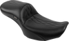 Maverick Daddy Long Legs Seat - Without Backrest - Diamond Stitch - HR2 Inlay - FLH/FLT '23-'25 - view 1