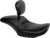 Outcast Full-Length Seat - With Backrest - Plain - FLH/FLT '23-'25 - view 1