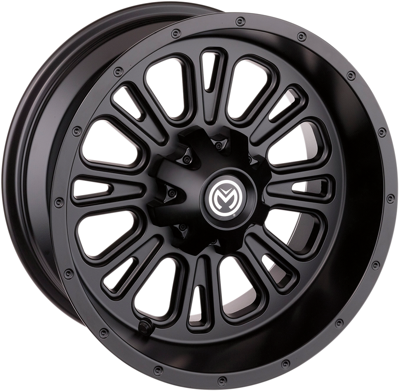 Wheel - 399X - Rear - Black - 12x8 - 4/156 - 4+4