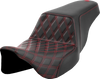 SEAT STEP UP FRONT LS RED STITCH - view 1