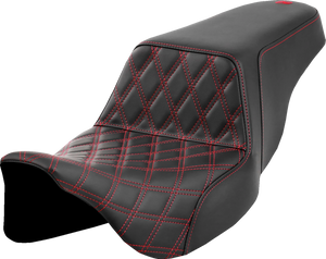 SEAT STEP UP FRONT LS RED STITCH