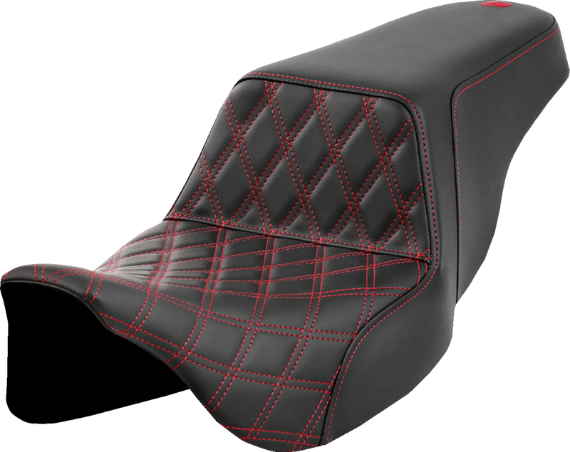 SEAT STEP UP FRONT LS RED STITCH
