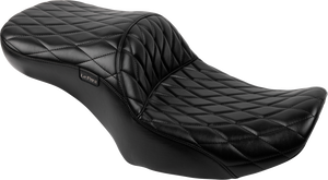 Maverick Seat - without Backrest - Diamond Stitch - Black - FLH/FLT '23-'25
