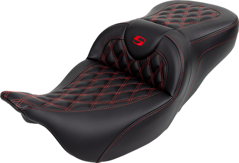 SEAT ROADSOFA LS W/BR RED STITCH