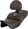 SEAT ROADSOFA HC W/BR ORANGE STITCH - view 1