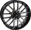 Wheel - Hurricane - Front/Rear - Black Machined - 20x6.5 - 4/137 - 4+2.5 (+10 mm) - view 2
