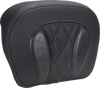 Chopped Tour-Pak® Pad - Mandarin Orange Stitching - FLH/FLT '23-'25 - view 1