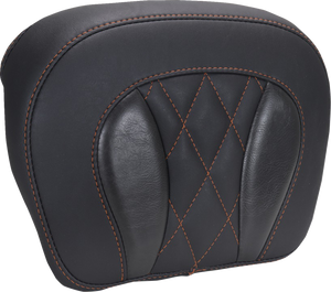 Chopped Tour-Pak® Pad - Mandarin Orange Stitching - FLH/FLT '23-'25
