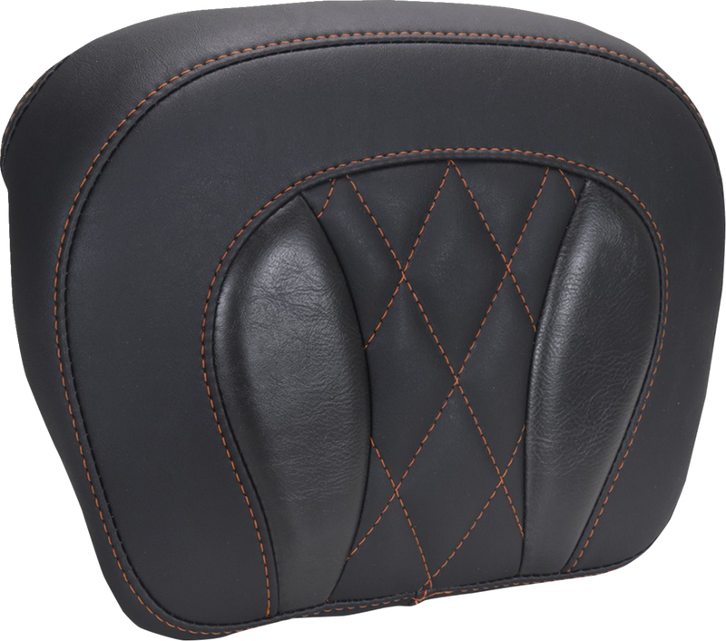 Chopped Tour-Pak® Pad - Mandarin Orange Stitching - FLH/FLT '23-'25