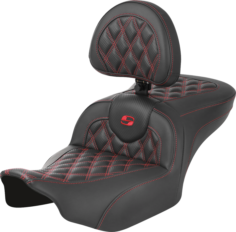 SEAT ROADSOFA LS CF W/BR RED STITCH