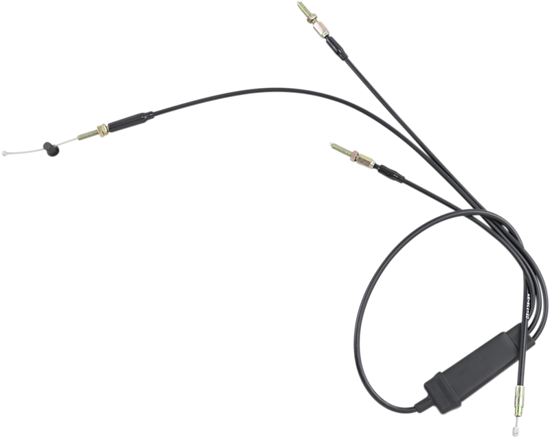 Black Vinyl Throttle Cable - Polaris