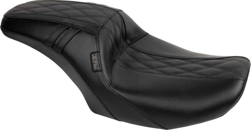 Outcast Full-Length Seat - Without Backrest - GT2 Inlay - FLH/FLT '23-'25
