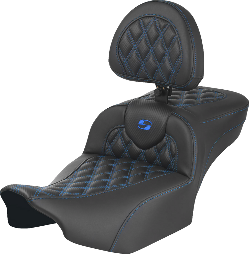 SEAT ROADSOFA LS CF EXT RCH W/BR BLUE STITCH
