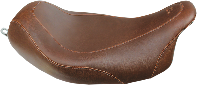 Seat - Wide Tripper™ Solo - without Backrest - Smooth - Brown - FL '08-'25
