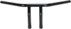 1" T-Bar Handlebar - 6" - Dimpled - Black - view 1