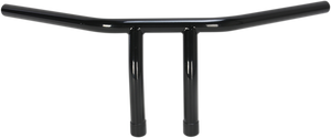 1" T-Bar Handlebar - 6" - Dimpled - Black