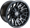 Wheel - 24X - Rear - Black - 12x8 - 4/136 - 4+4 - view 1